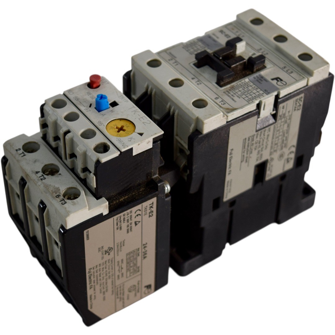 Fuji Electric SC-E2 Contactor with TK-E2 Thermal Overload Relay 24-36A 3-Pole