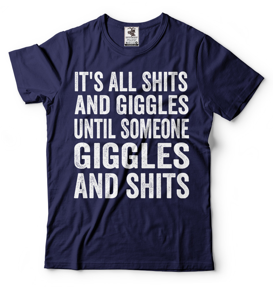 Funny Tee shirt Mens Unisex style giggles Birthday Gift Tee shirt gallery