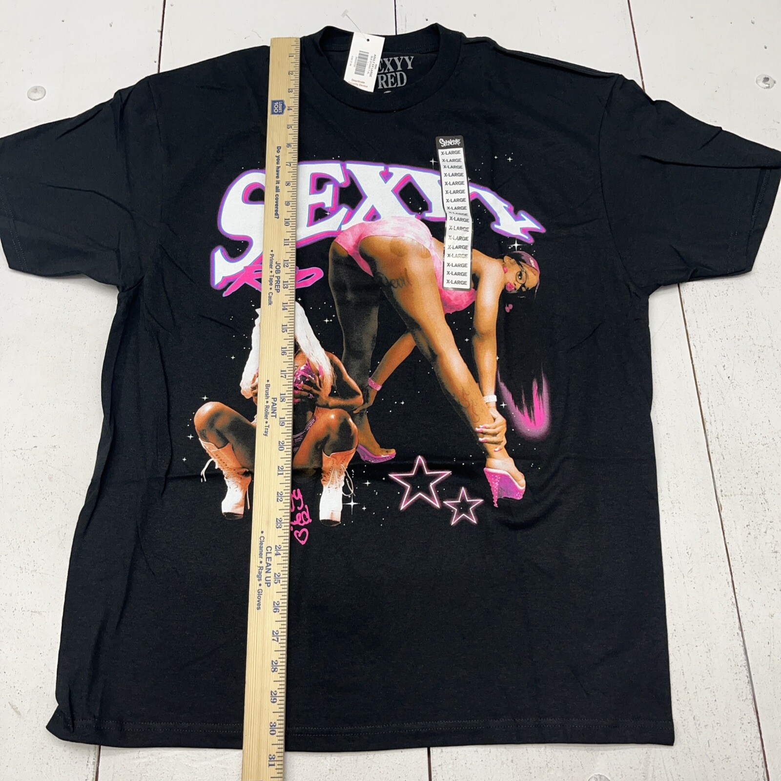 Sexyy Red Spencer’s Black Y2k Large Graphic T-shirt Adult Size X-Large gallery