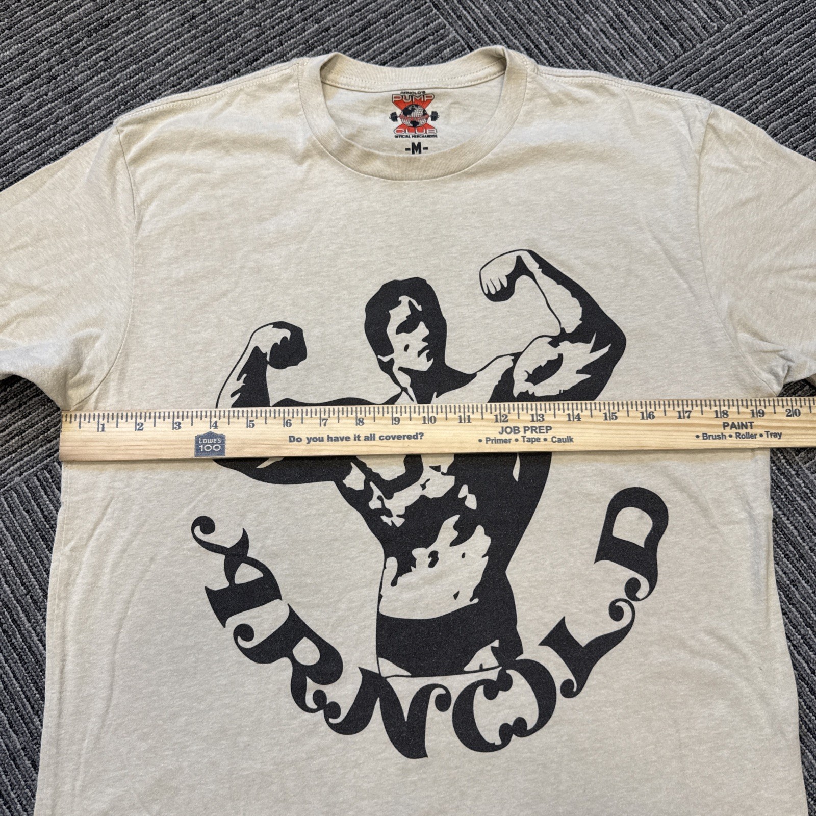 Arnold’s Pump Club Arnold Schwarzenegger "Olympia Pose" Official Merch Tee SZ M gallery