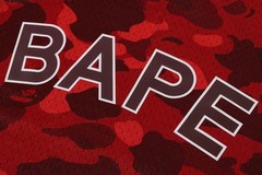 A BATHING APE Men’s COLOR CAMO MESH MULTI LOGO RELAXED FIT TANK TOP 1M30108302