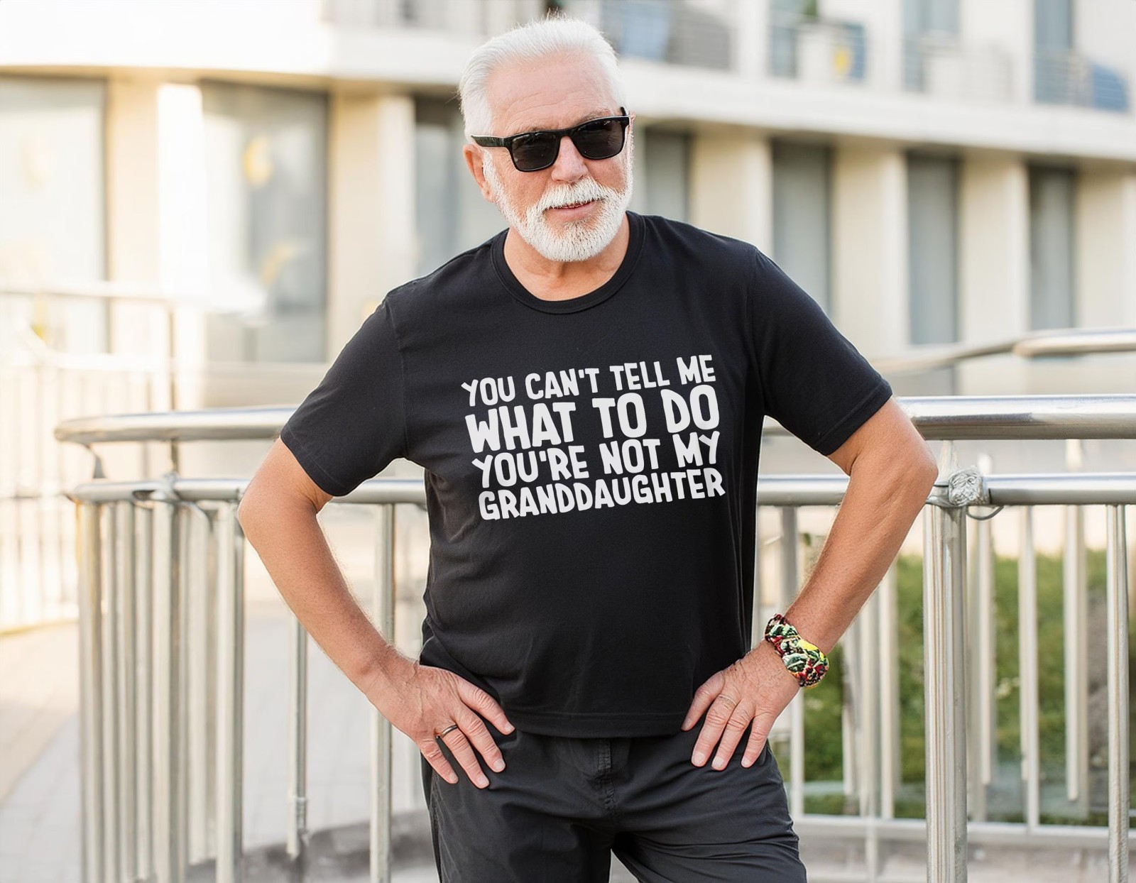 Funny Grandpa Shirt You’re Not My Granddaughter Tee Father’s Day Gift S-5XL gallery