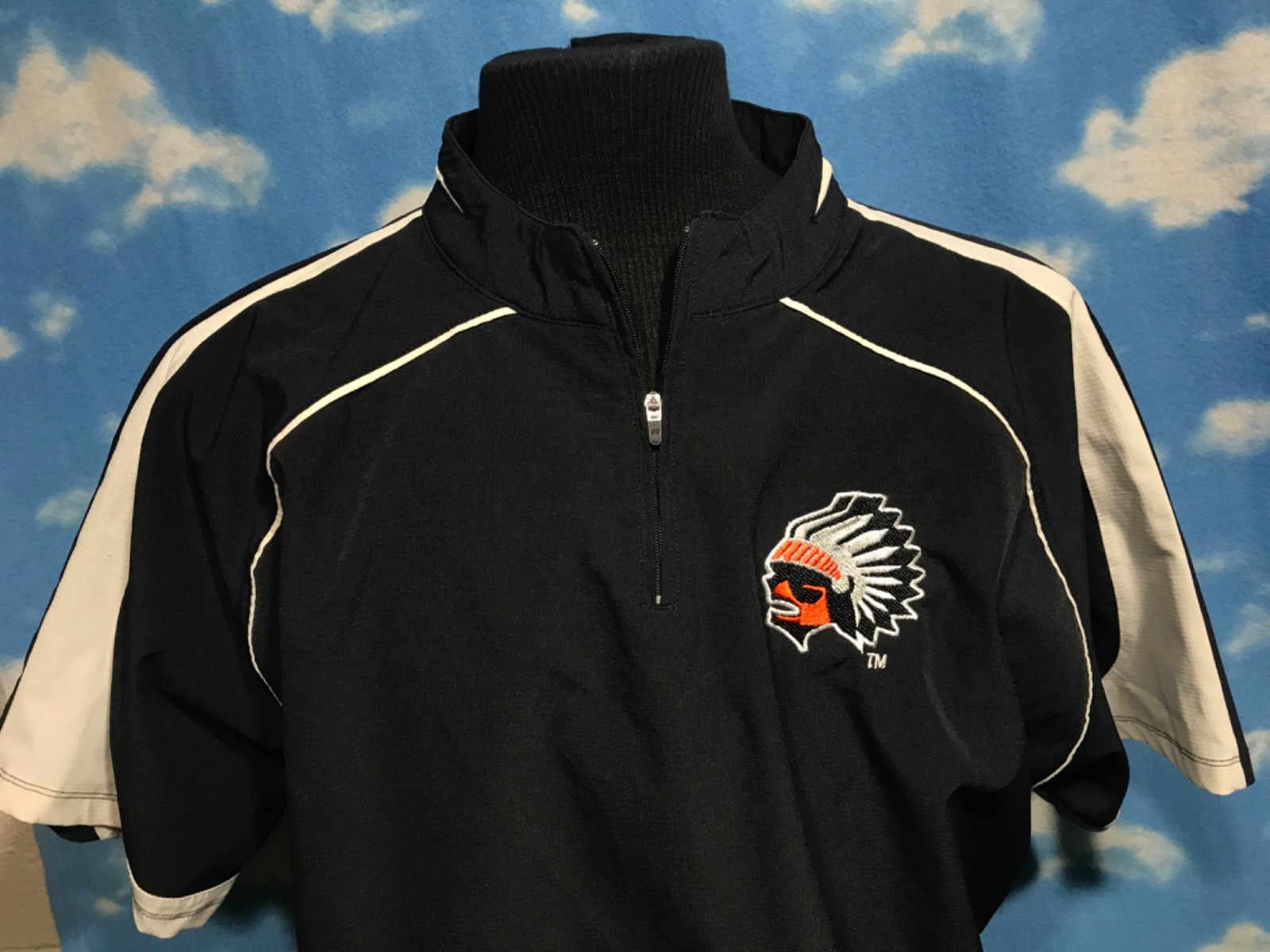Brother Rice Warriors jacket 1/4 zip short sleeve shirt sweatshirt Large L C18 gallery