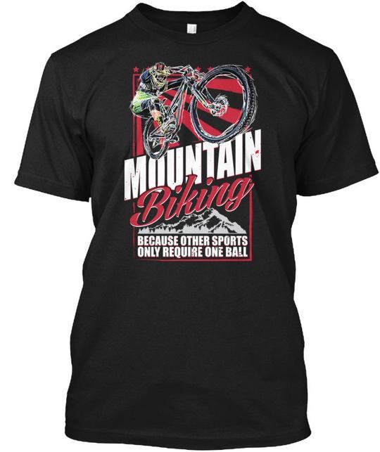 Mtb Mountain Bike Enduro Biking Because Other Sports T-Shirt Made In USA S-5XL