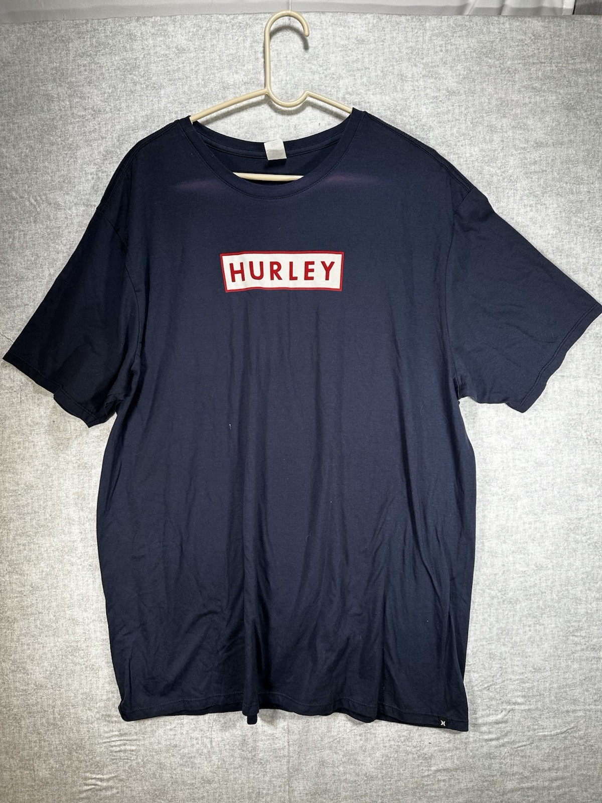 Hurley Shirt Adult XXL 2XL Navy Blue Graphic Beach Outdoor Classic Mens gallery