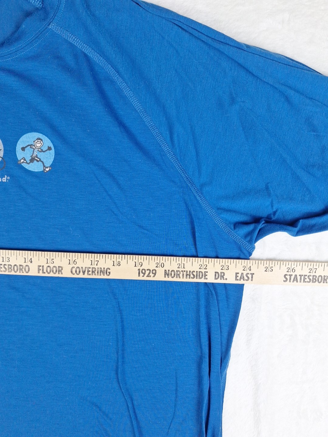 Life Is Good Good Move Mens XL Semi Fitted Blue T Shirt Triathlon Triathlete gallery