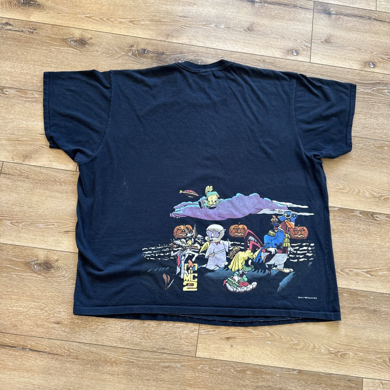 Vintage Looney Tunes Shirt Mens 2XL Halloween 90s Bugs Bunny Taz gallery