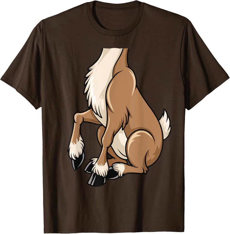 Reindeer Brown Deer Costume Animal Body Design Unisex T-Shirt gallery