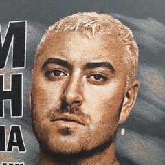 NEW Sam Smith 2023 Gloria NA North America Tour T-Shirt Gray Cotton Poly