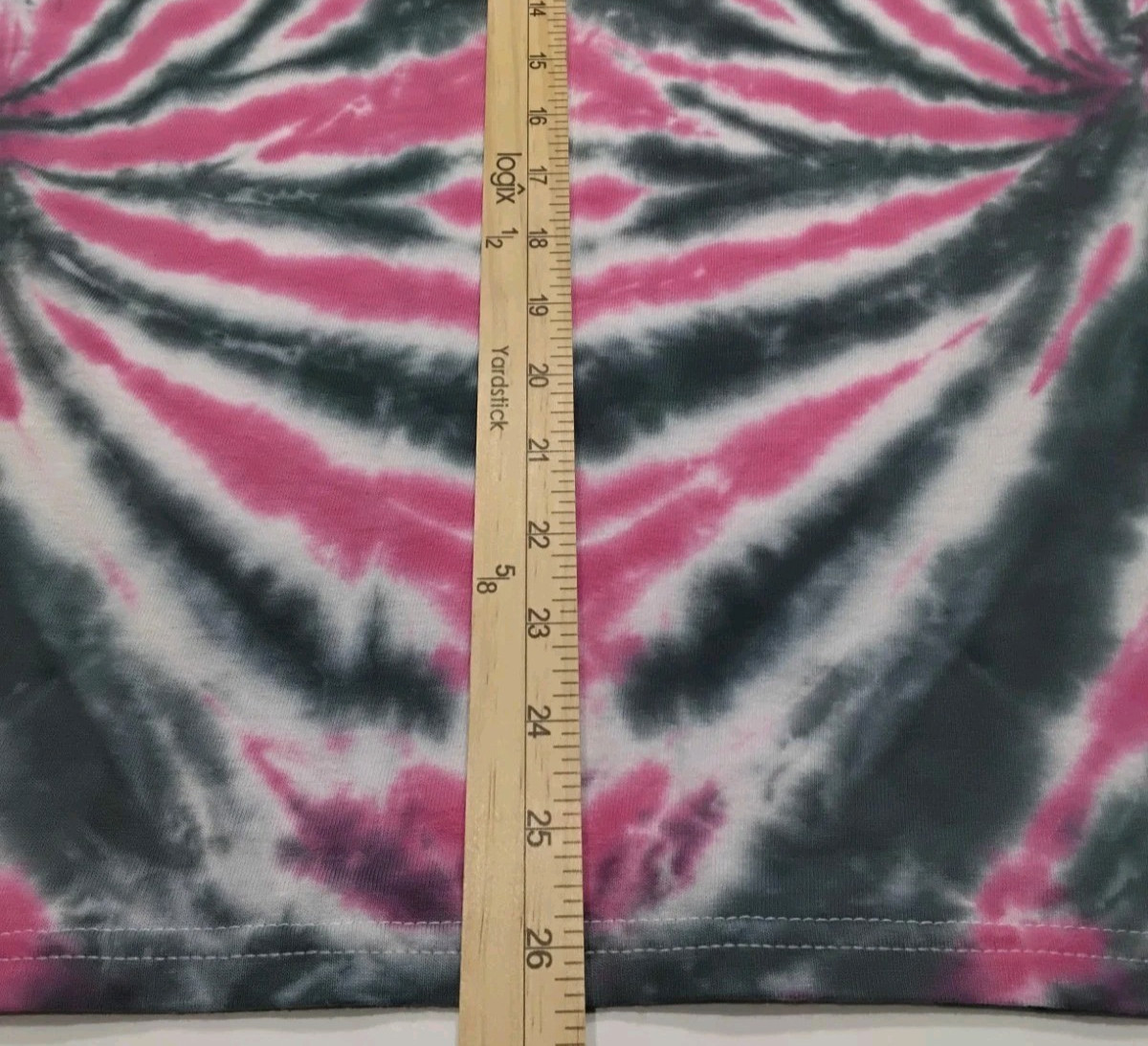 New Tie Dye Men's T-Shirt Pink Adult Small Multicolor Summer gallery