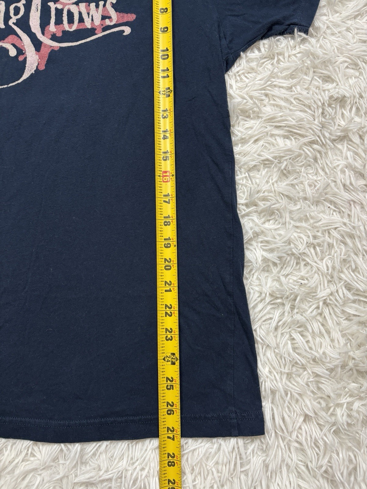 Counting Crows Band T-Shirt XL Black Star Script Logo The Thread Shop Graphic gallery