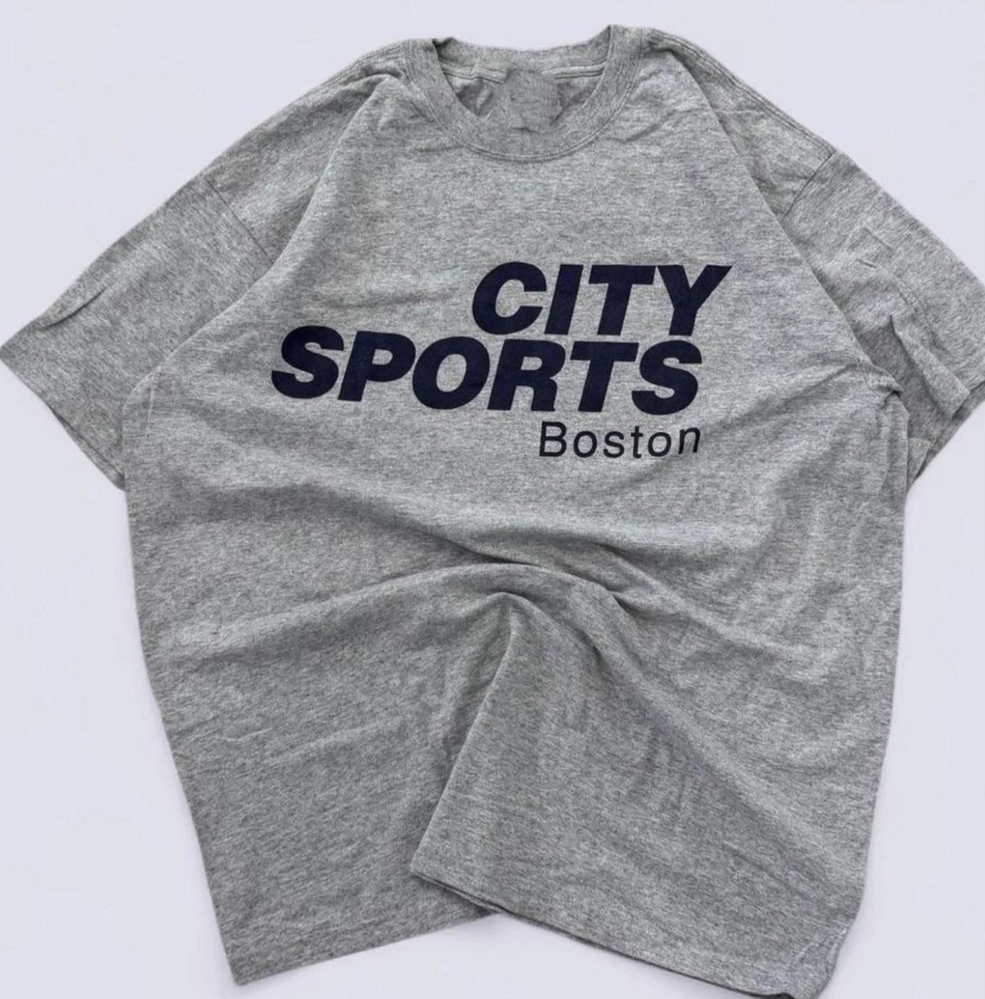 Vintage Grey and black City Sports Boston t-shirt NWT gallery