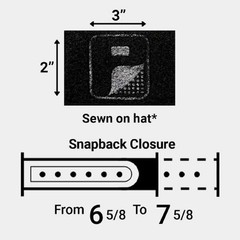 Pull Patch Tactical Snapback Trucker Hat – Curved Bill Cap with 3×2 Inch Hook…