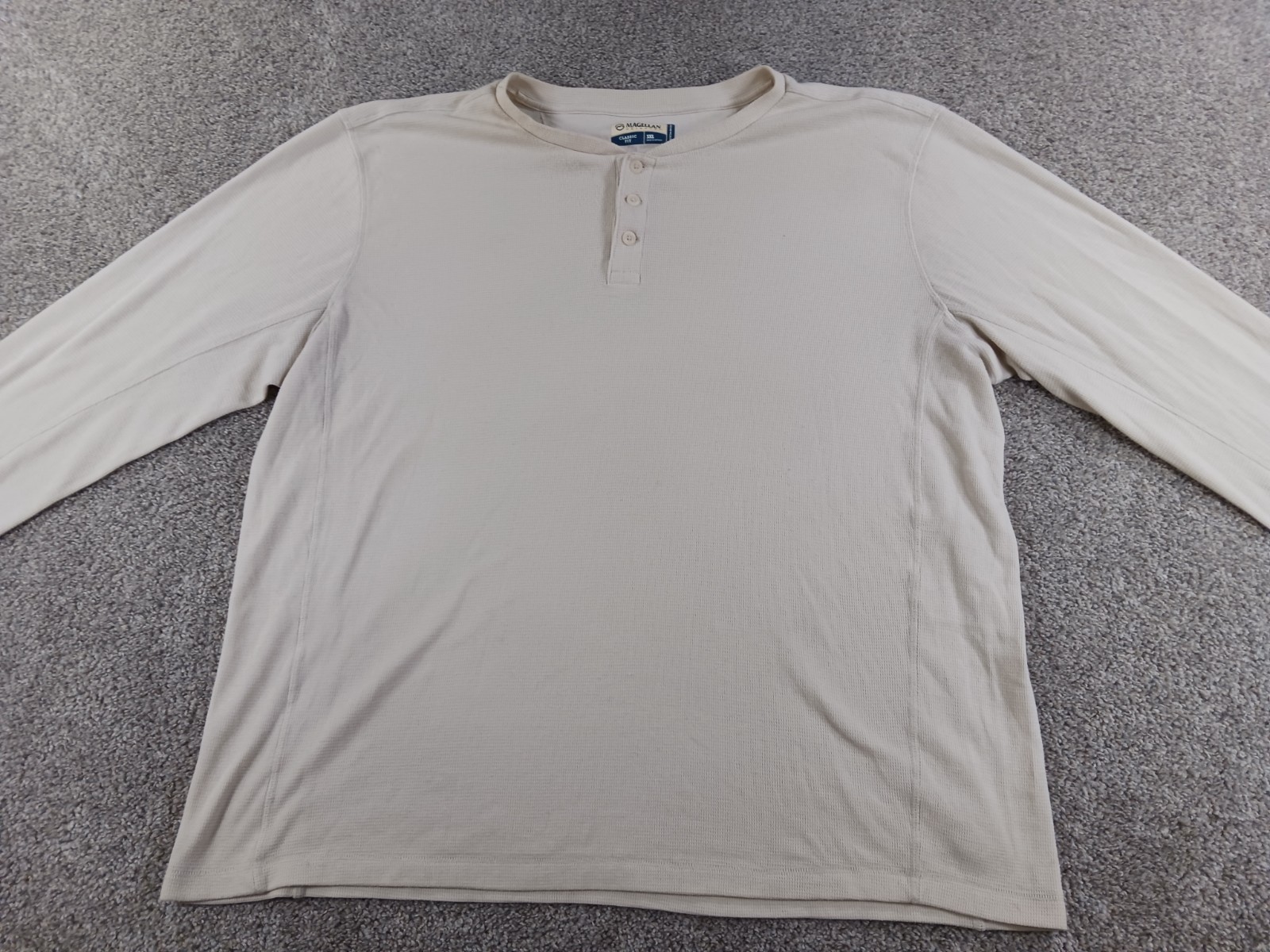 Magellan Outdoor Classic Fit 3XL Mens Short Sleeve T-Shirt Beige gallery