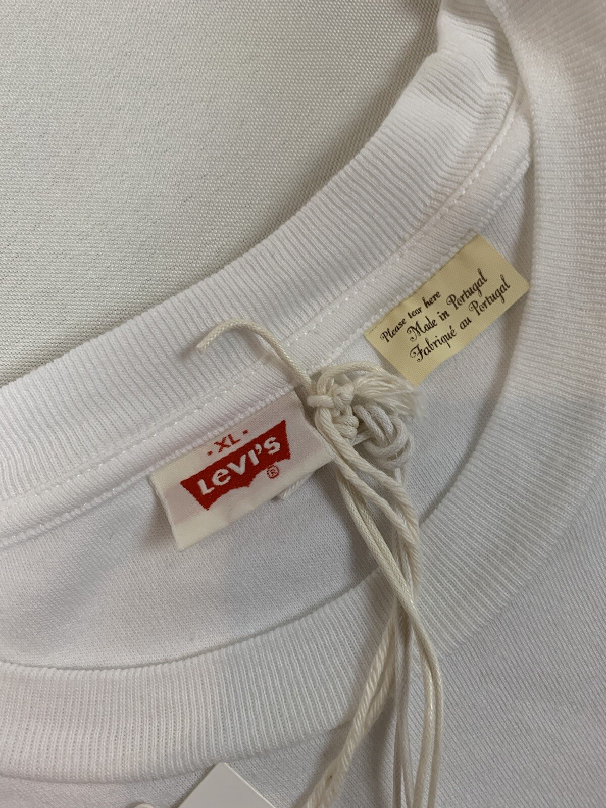 LEVIS VINTAGE CLOTHING LVC LOGO 70’S T-SHIRT WHITE XL NWT gallery