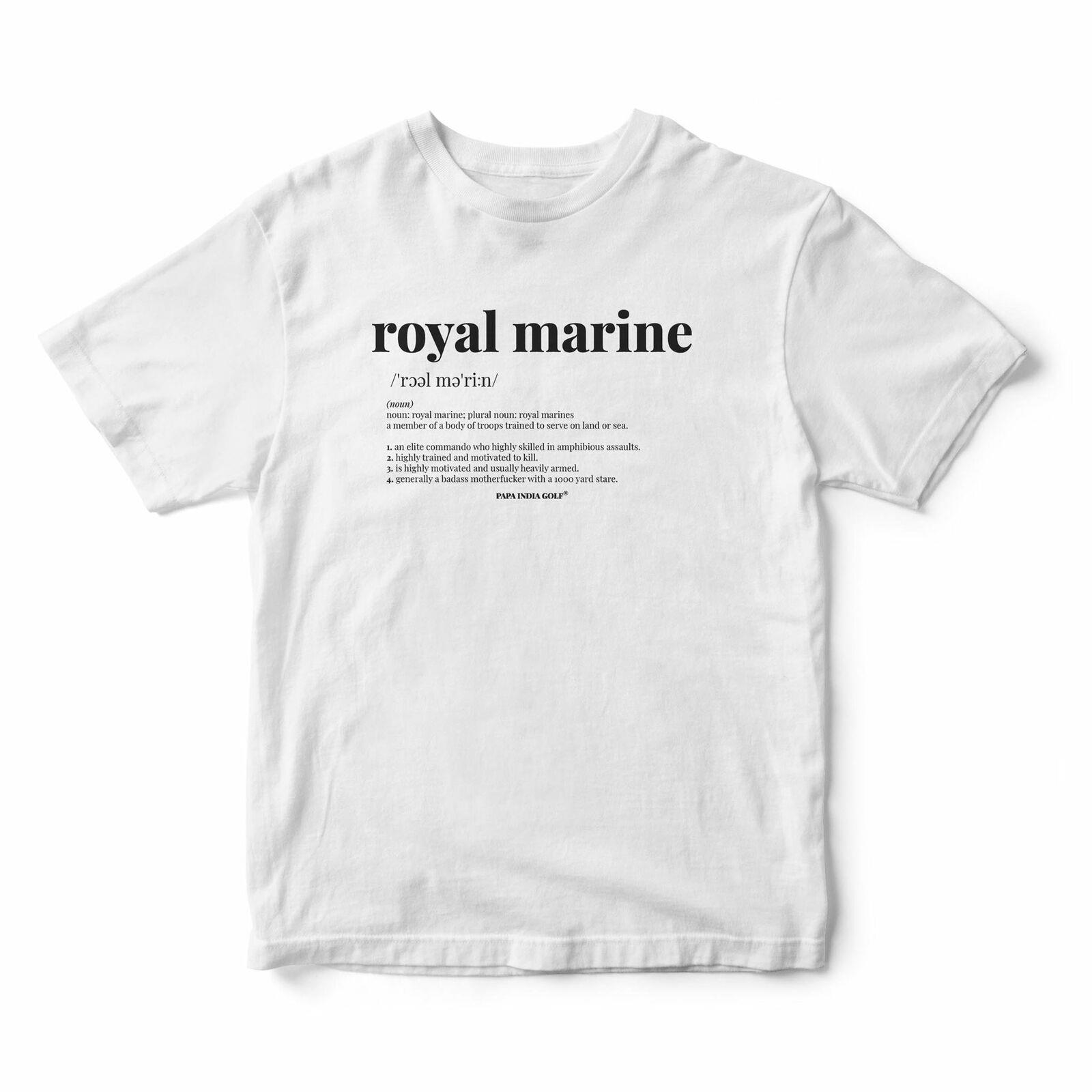 HM Armed Navy Forces Commando Royal Marines Definition Royal Marine – T-Shirt
