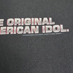 Vtg The Original American Idol Corvette Black T Shirt GM Licensed – See Photos
