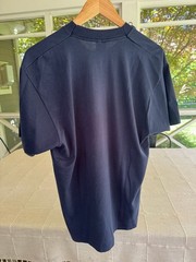 Vintage Screen Stars Best Solid Navy Blue Short Sleeve T-Shirt