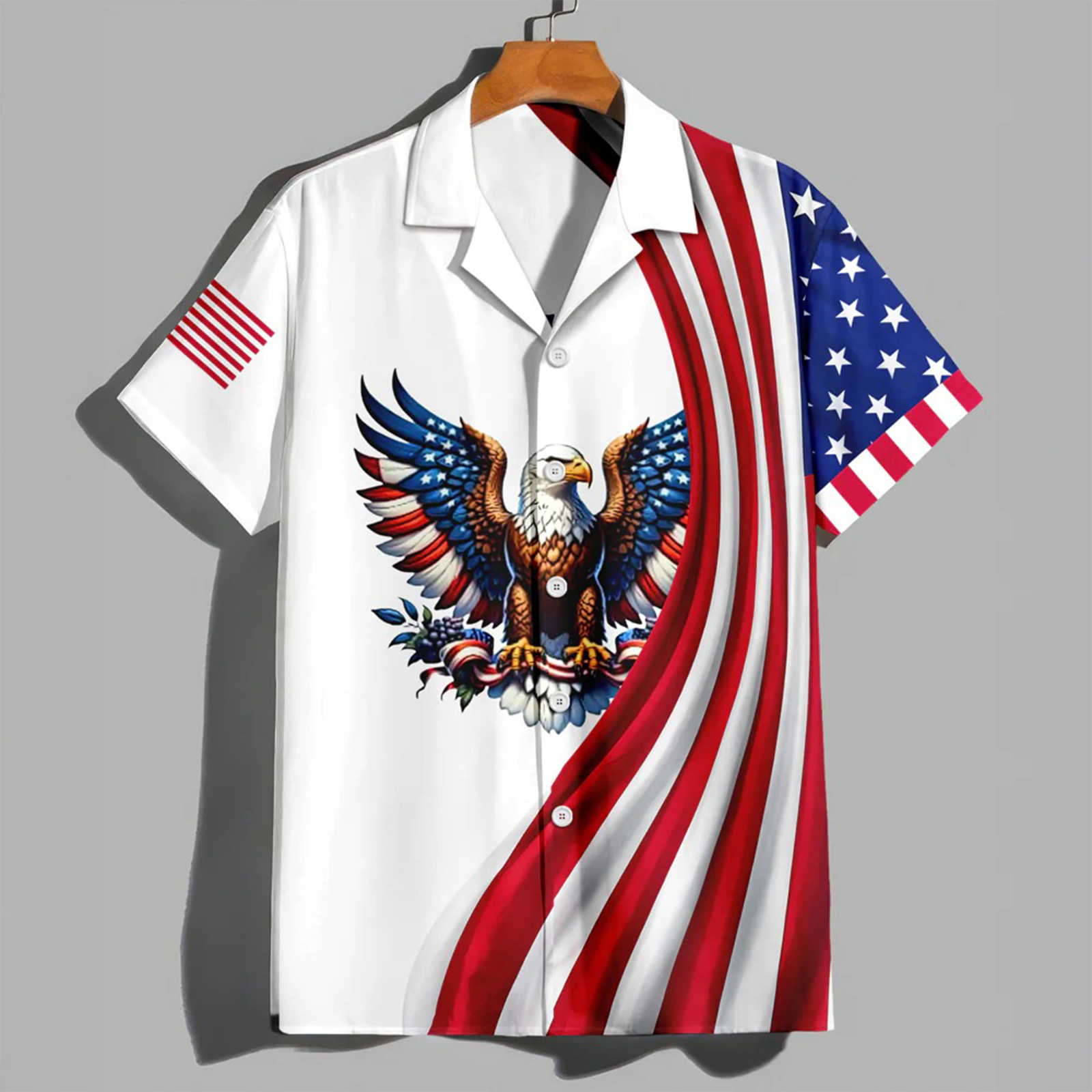 America 250th Anniversary Hawaiian Shirt, 250 Years Of Freedom Button Shirt gallery