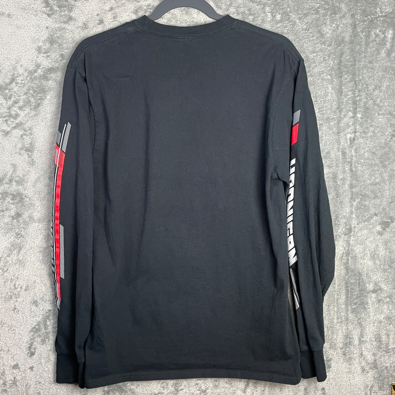 Hoonigan Motorsports T-Shirt Mens Medium Black Spellout Long Sleeves Cotton Cars gallery
