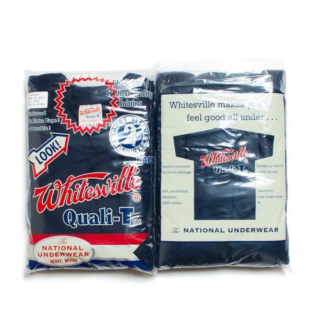 WHITESVILLE 2-PACK T-SHIRT - Navy [ WV73544 ] Made in Japan gallery