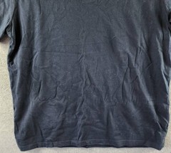Vince Henley Placket Cotton Relaxed-Fit Shirt Men’s XL Blue Short Sleeve