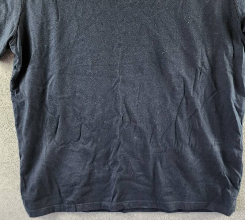 Vince Henley Placket Cotton Relaxed-Fit Shirt Men's XL Blue Short Sleeve gallery
