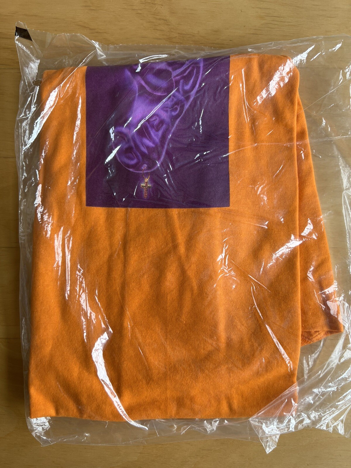Supreme Ear Tee Orange Small SS21 100% Authentic gallery