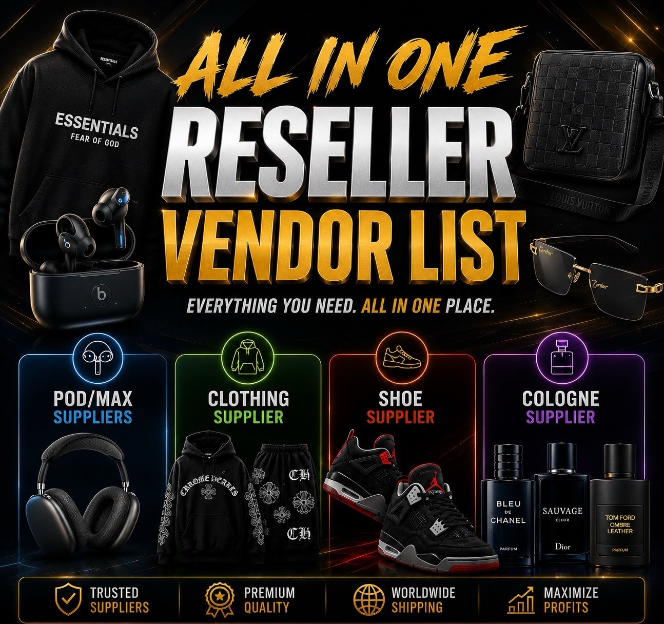 Vendor list gallery