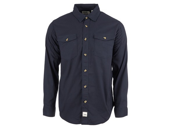 EDDIE BAUER MEN’S LICENSE TO WILL LONG SLEEVE SHIRT – SIZE: MEN M – BLACK