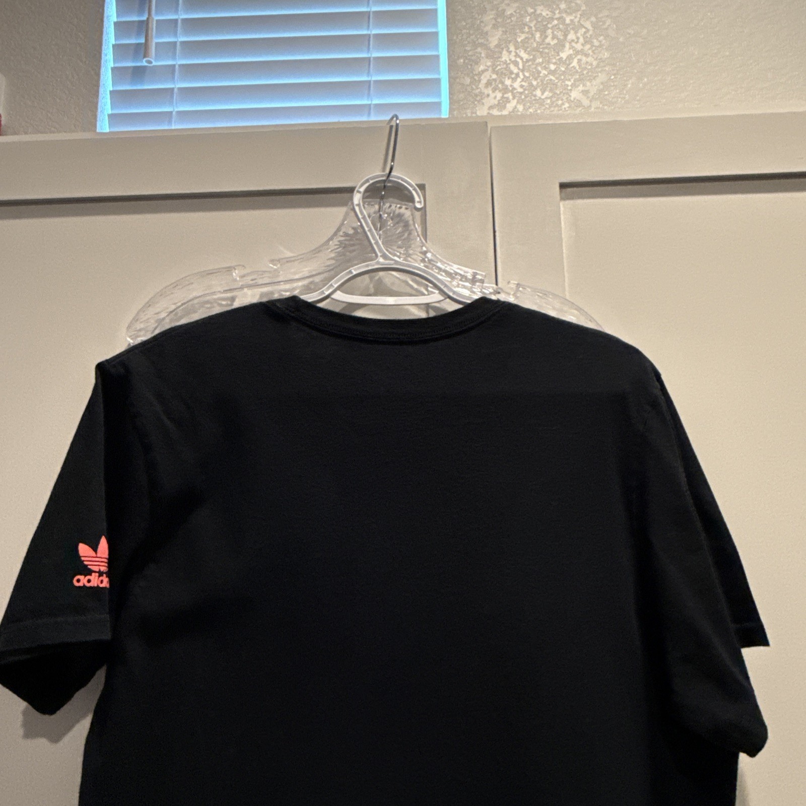Mens ADIDAS Originals Black Logo Graphic Print Tee T Shirt Sz M gallery
