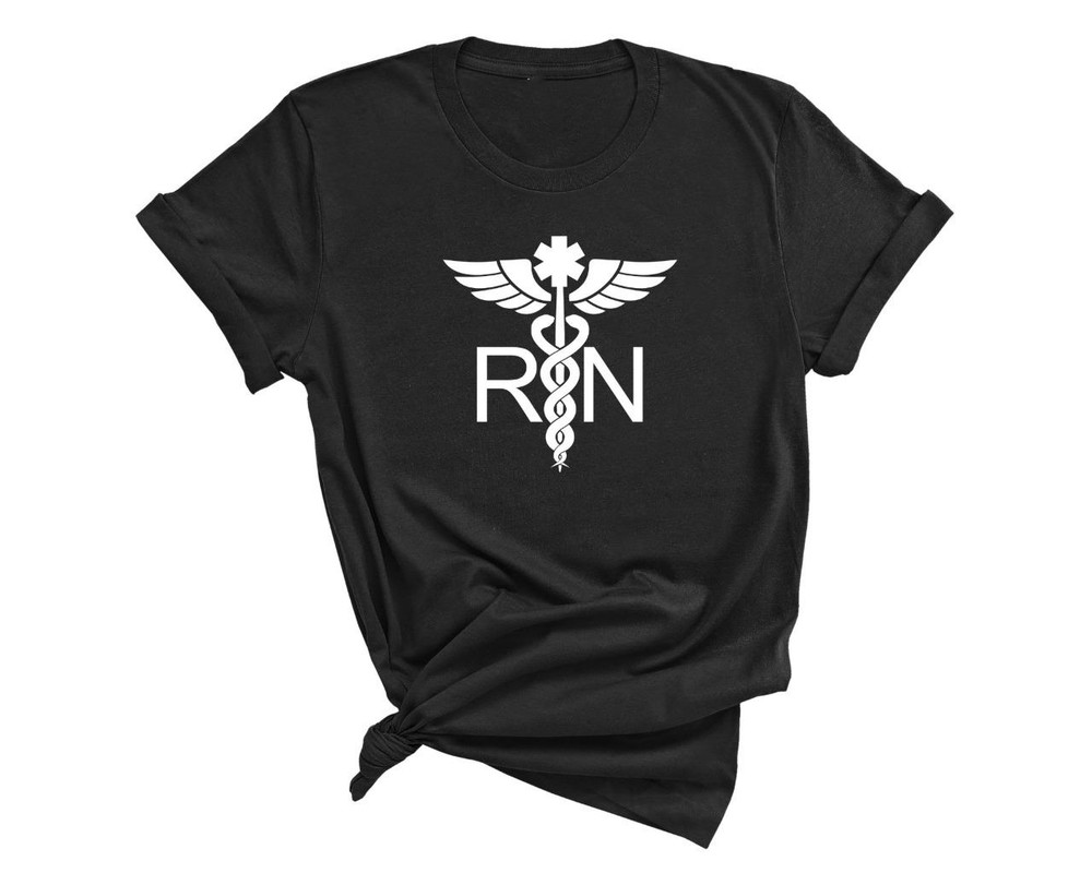 RN Registered Nurse Caduceus Bella Canvas T-Shirt Unisex