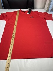 Adidas Men’s Train Essentials Feel Ready Training T-shirt Red Sz S New