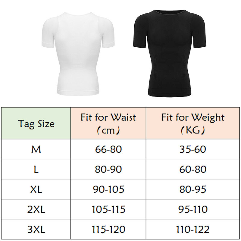 Fajas Para Hombres Faja Reductora De Hombre Men Body Abdomen Control Tee Shapers gallery