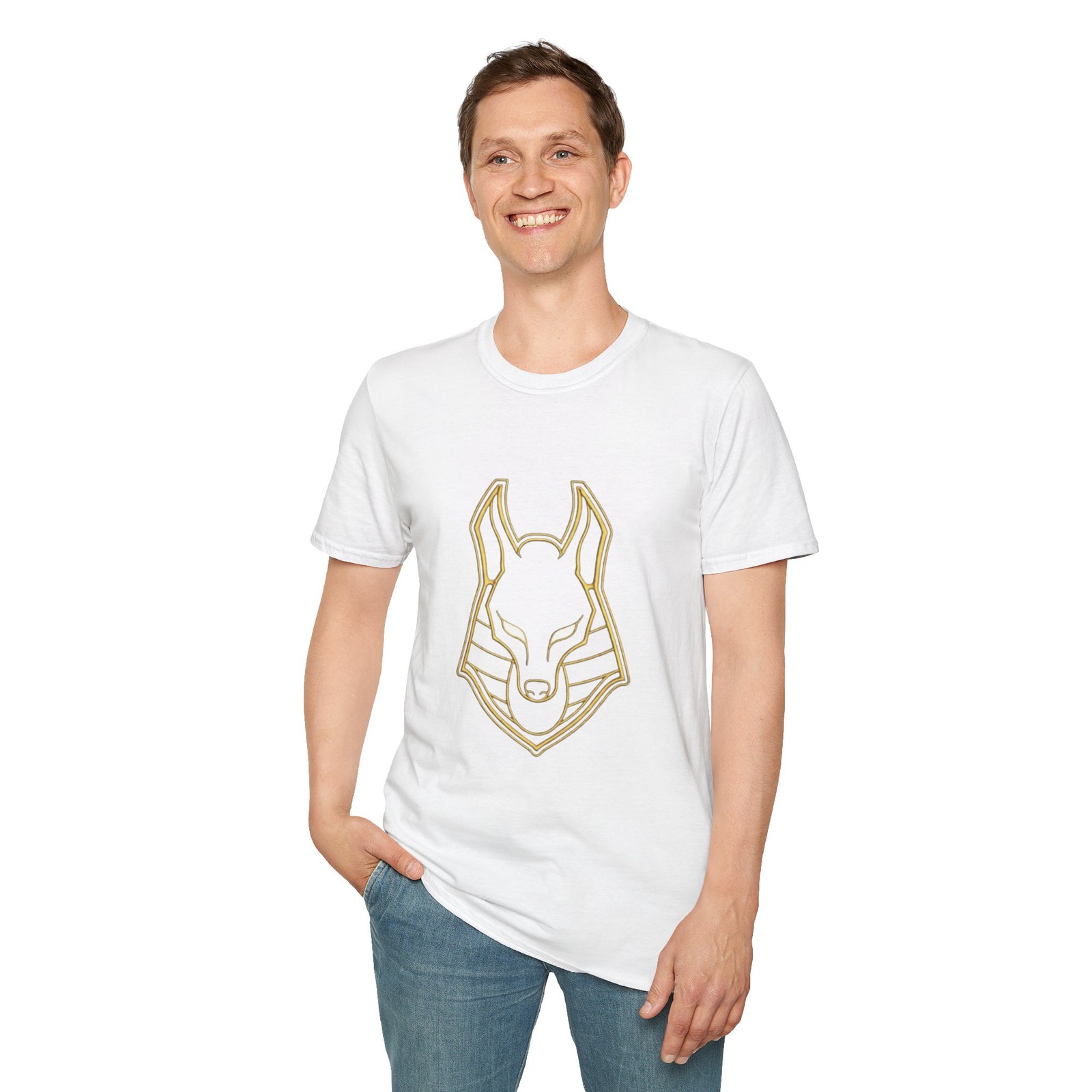The Egyptian God Anubis Art T-Shirt | HD Motorcycle Edition