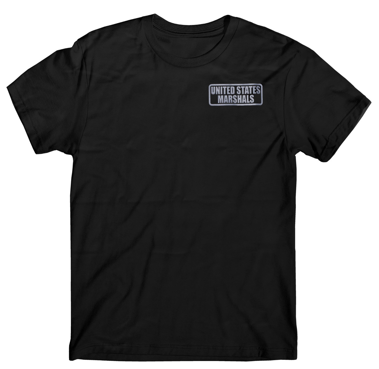 US Marshals t-shirt with REFLECTIVE logo design, 100% cotton. gallery
