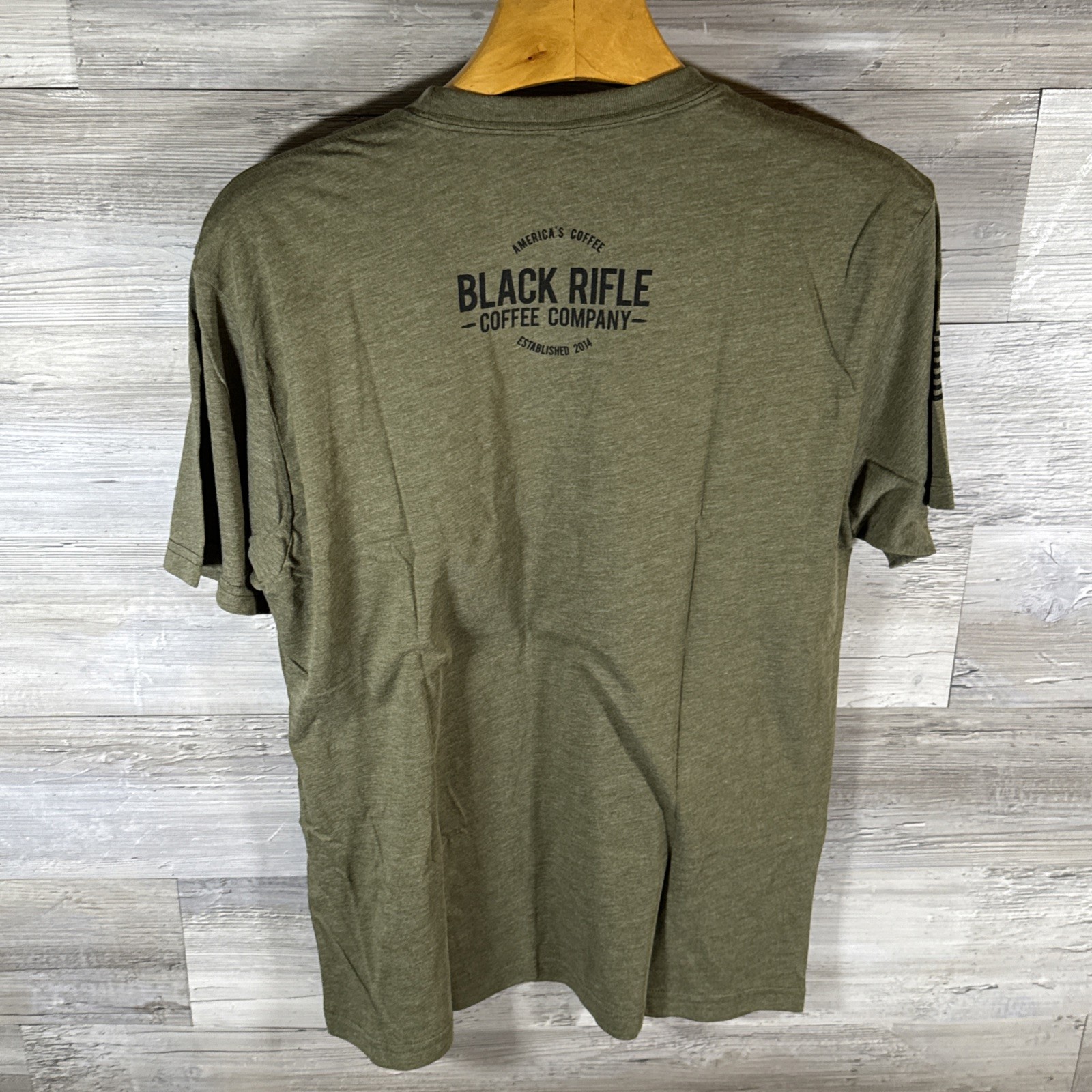 Black Rifle Coffee Company Coffee or Die T-Shirt Snake Military Green Size XL gallery