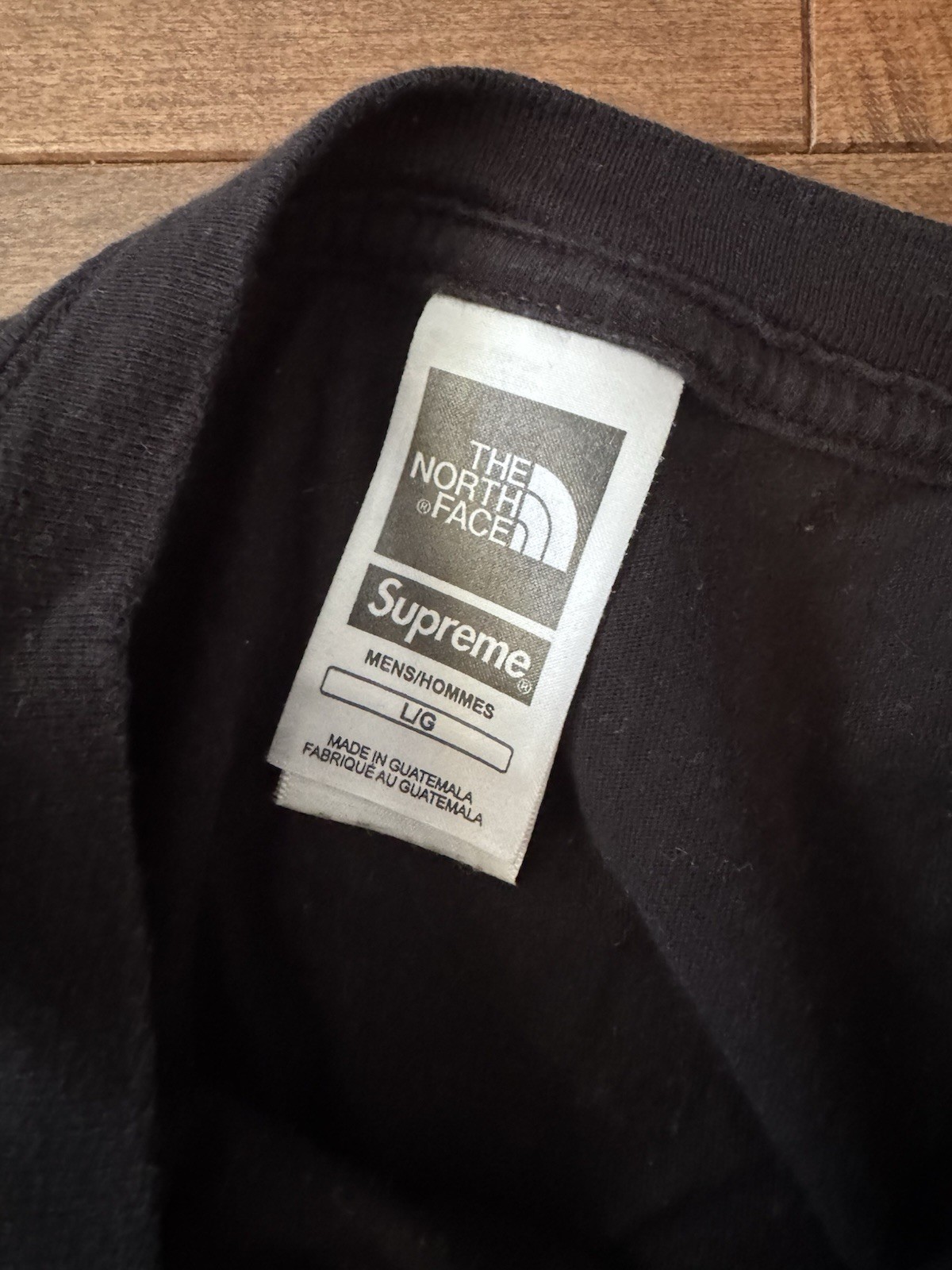 Supreme x The North Face Metallic Logo Tee Black (NF0A3RTUJK3) Men Size L gallery