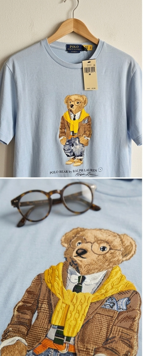 Polo Ralph Lauren Men`s Polo Bear Tee T-Shirt Blue gallery