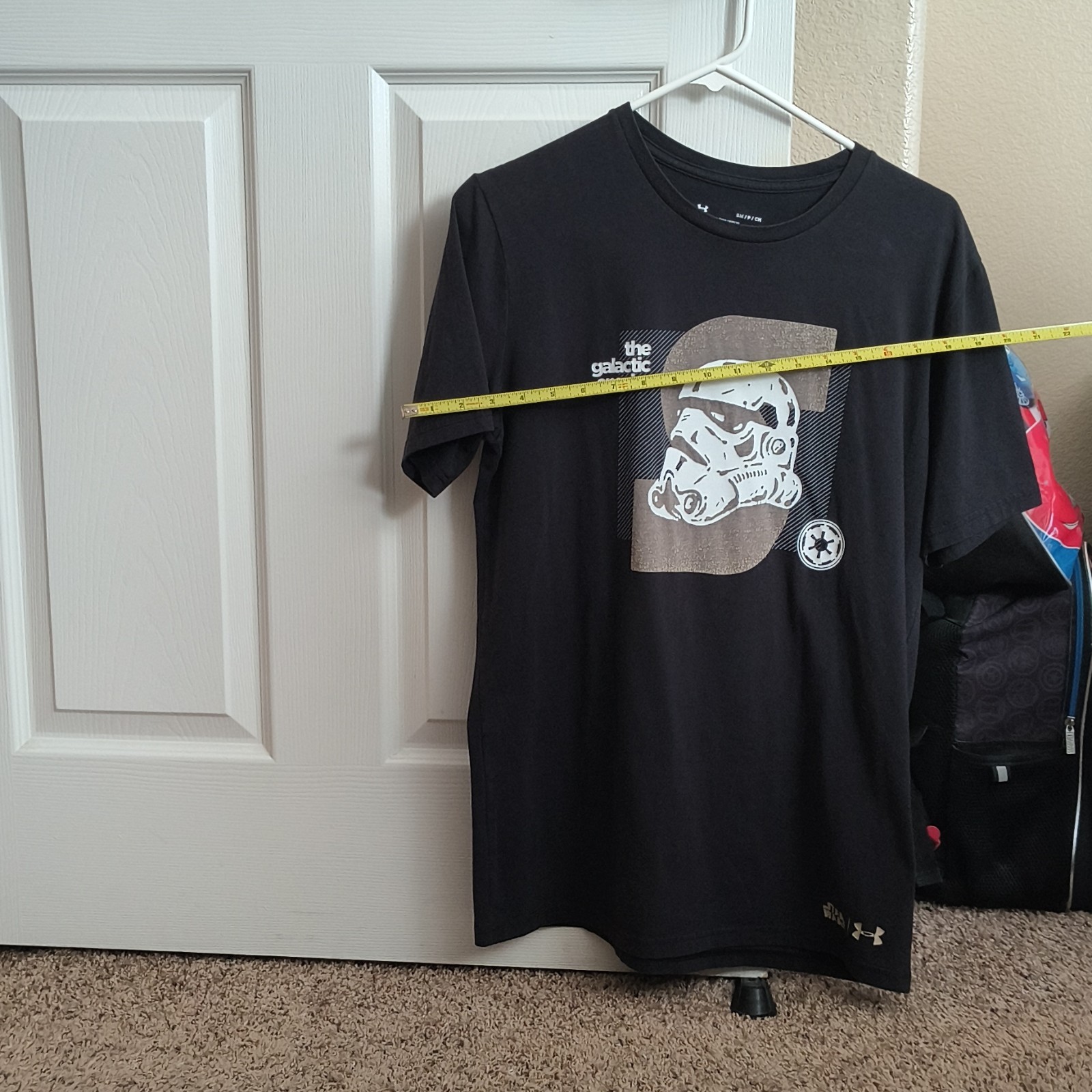 Under Armour HeatGear Star Wars Stormtrooper Black Loose T-Shirt Men's S gallery