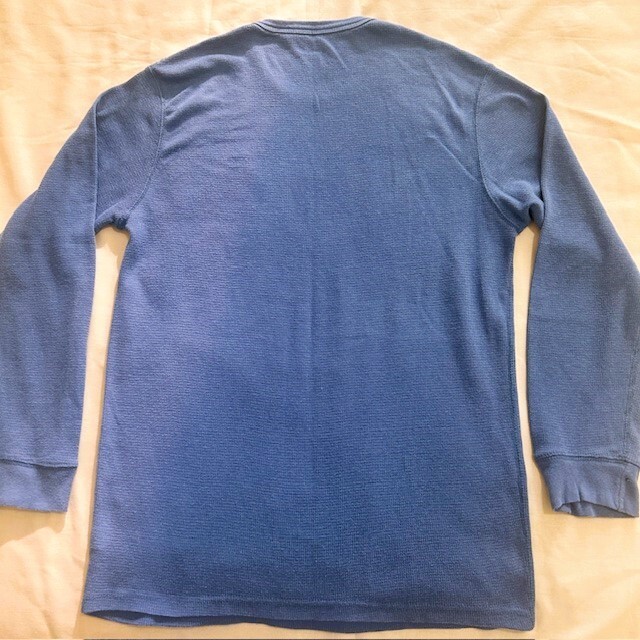 Perry Ellis Mens Long Sleeve Tee sz M Blue read gallery