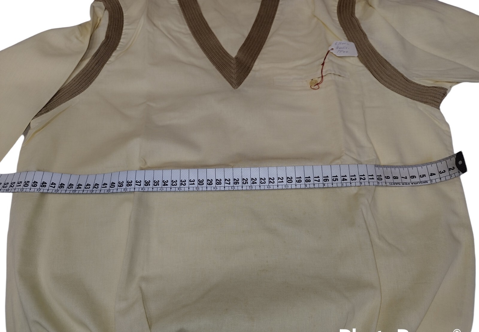 Men's V-Neck Pure Cotton Summer t-Shirt Contrast at Neck Bottom and Sleeves gallery