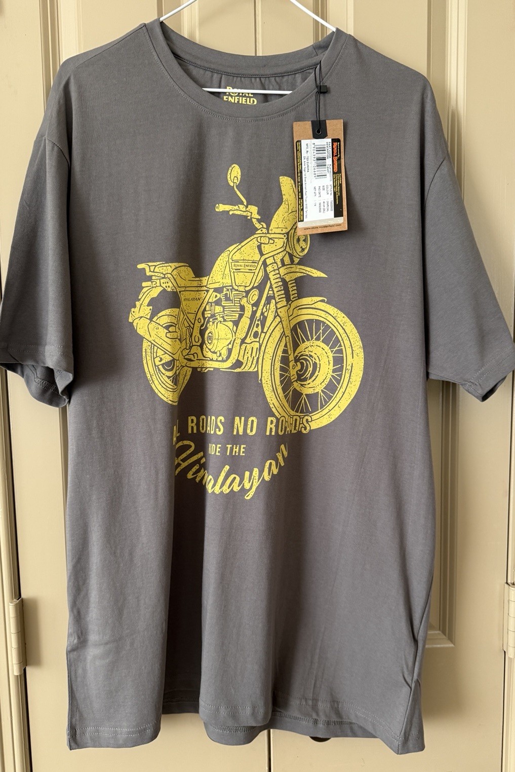 Royal Enfield Men’s Himalayan Motorcycle Graphic T Shirt Sz XL Grey Biker NWT gallery