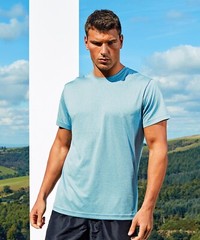 TriDri Mens Short Sleeve Polyester T Shirt | Cool Wicking Quick Dry Fitness Top