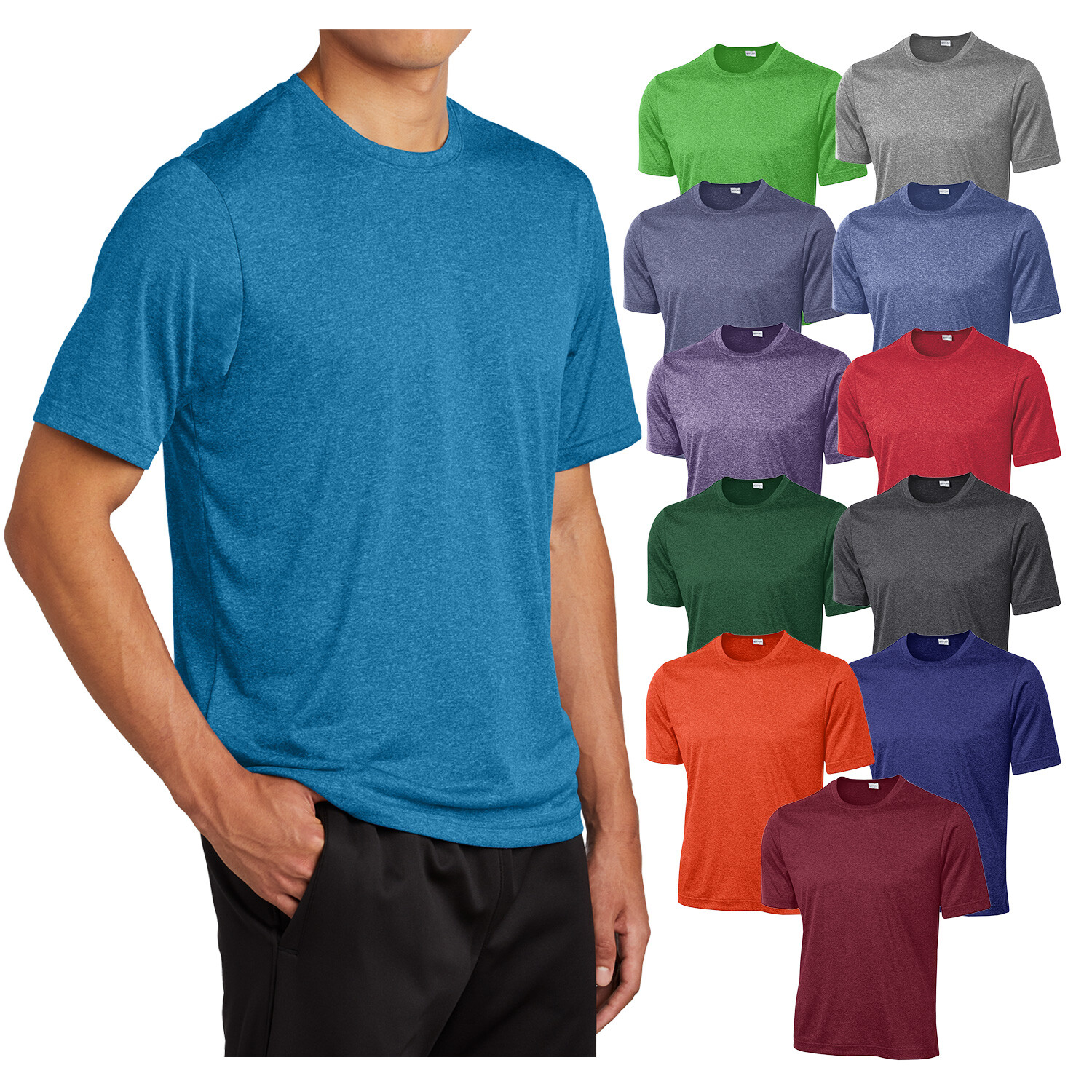 ST360 Sport-Tek Heather Contender Tee gallery