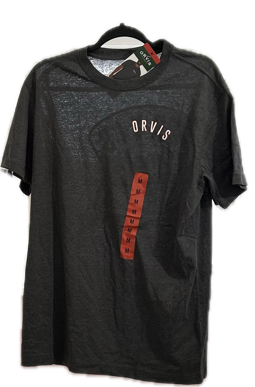 Orvis Classic Fit 1856 Graph Manchester, Vt. T-Shirt. Gray, Mens, Size Medium. gallery