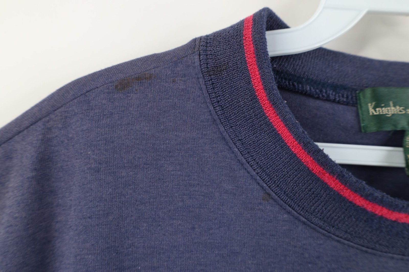 Vintage 90s Streetwear Mens Large Distressed Striped Color Block Knit T-Shirt gallery