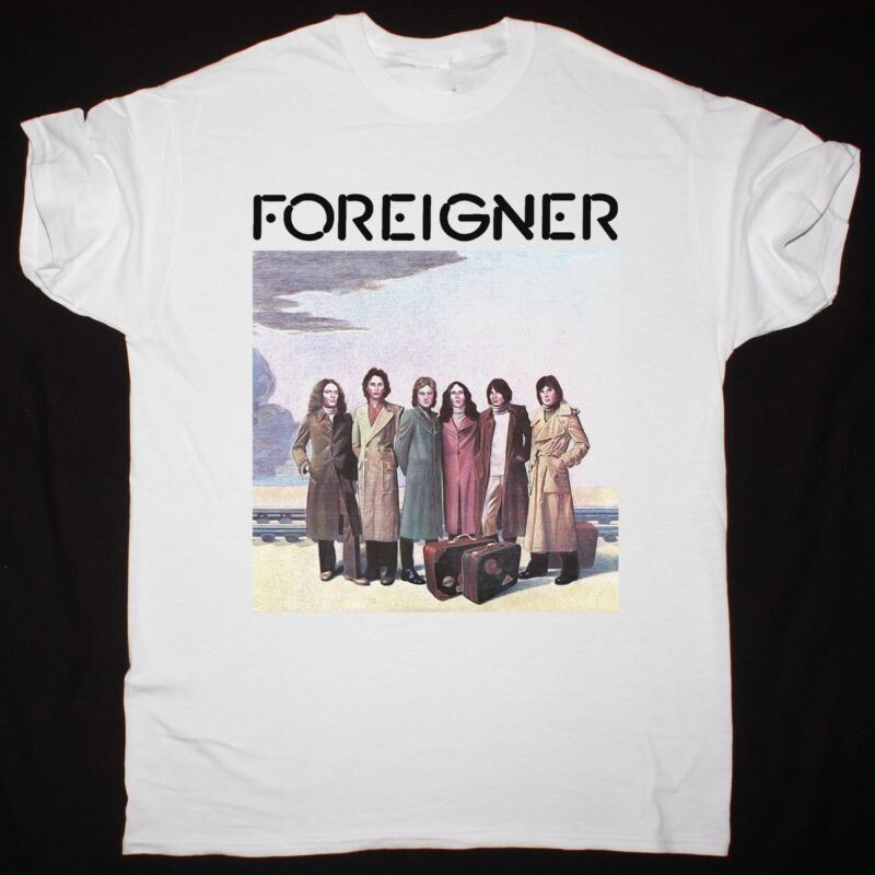 Retro Foreigner 1977 album shirt Cotton  All Size Shirt U18.513
