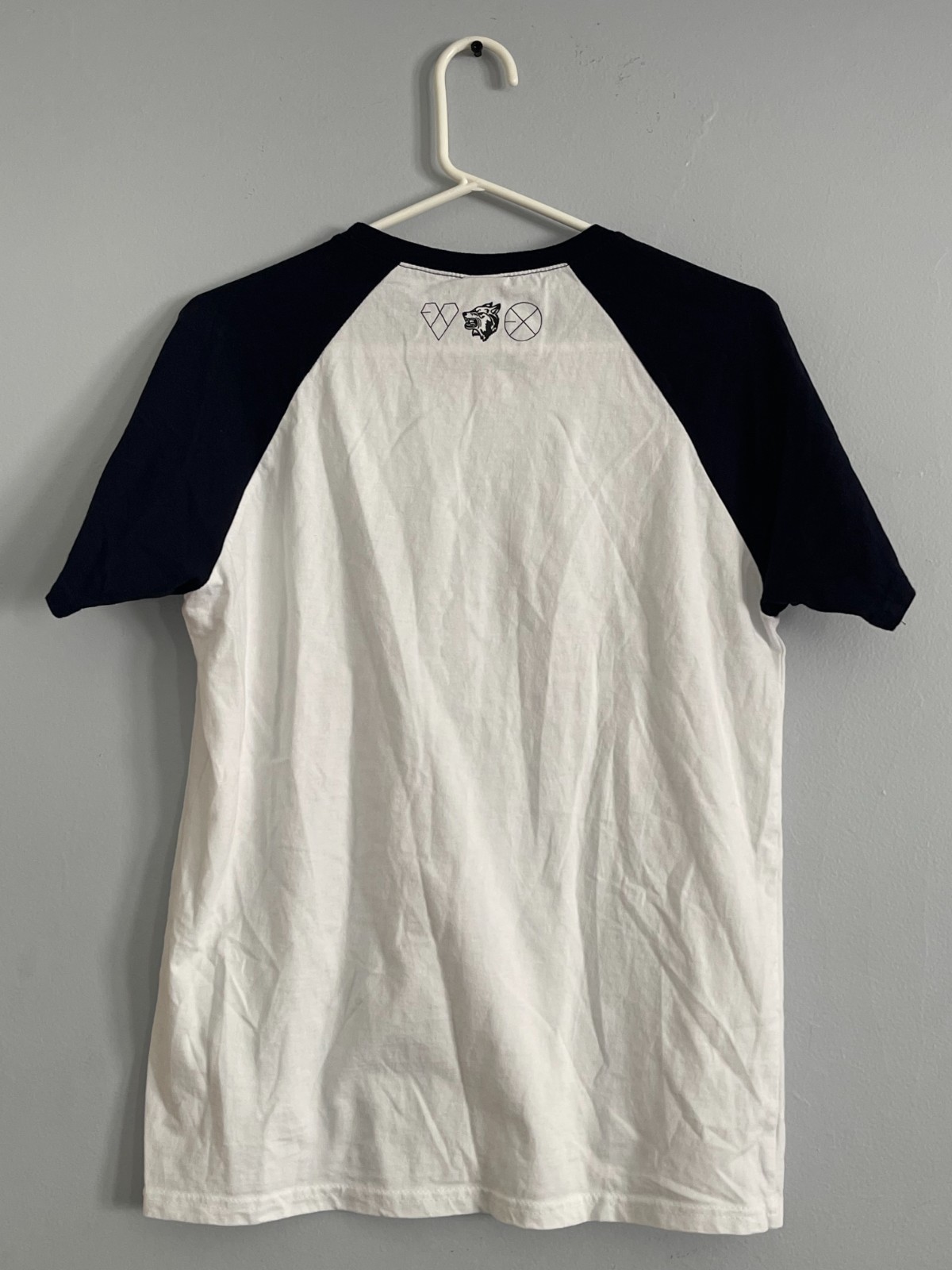 PRE-OWNED WHITE EXO FIRST YEAR K POP T-SHIRT LARGE **SEE DESCRIPTION** gallery