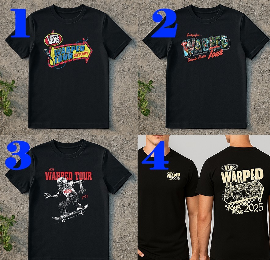 Vans Warped Tour Orlando Limited Merch Pop-up T-Shirt D37756